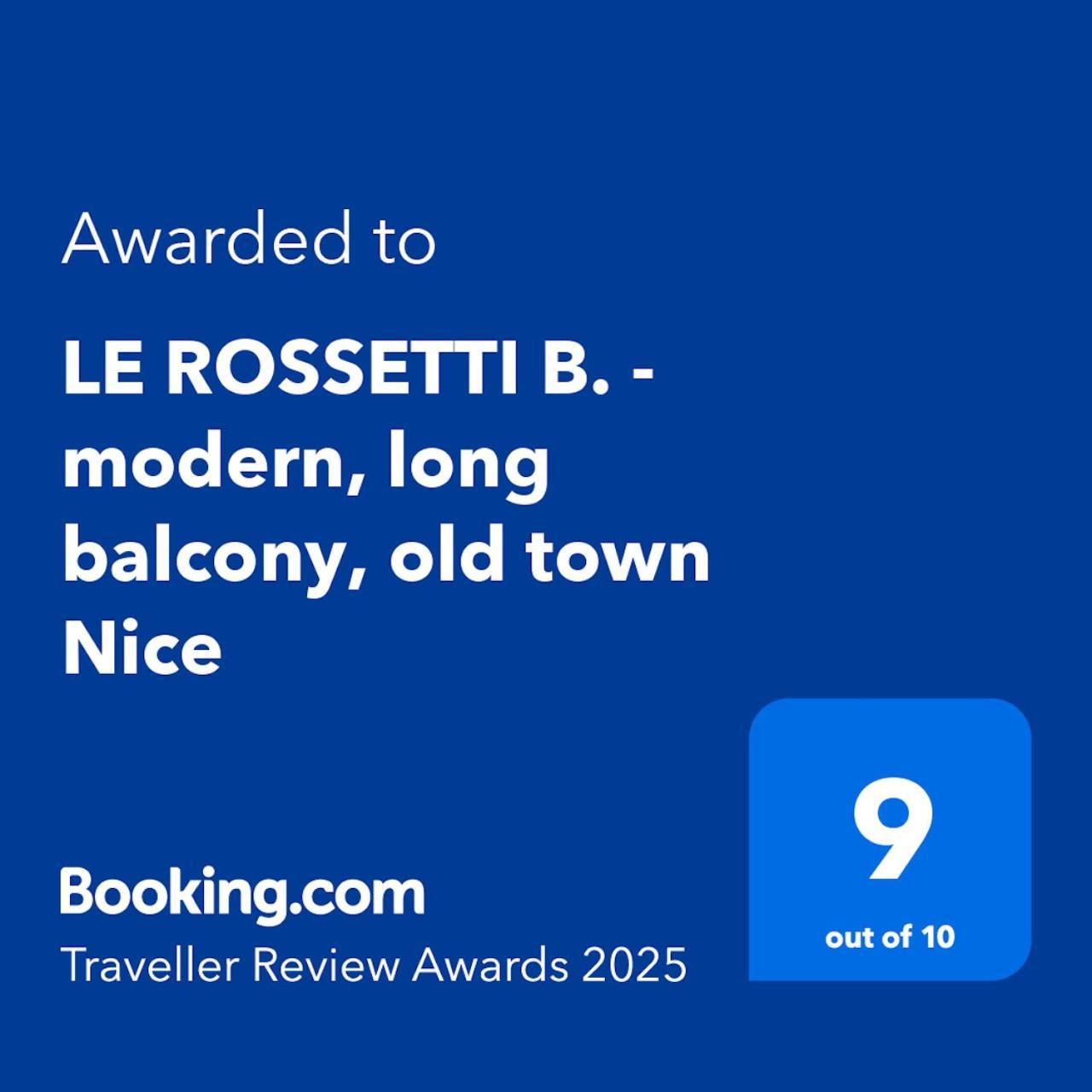 Le Rossetti B. - Modern, Long Balcony, Old Town Nizza Esterno foto