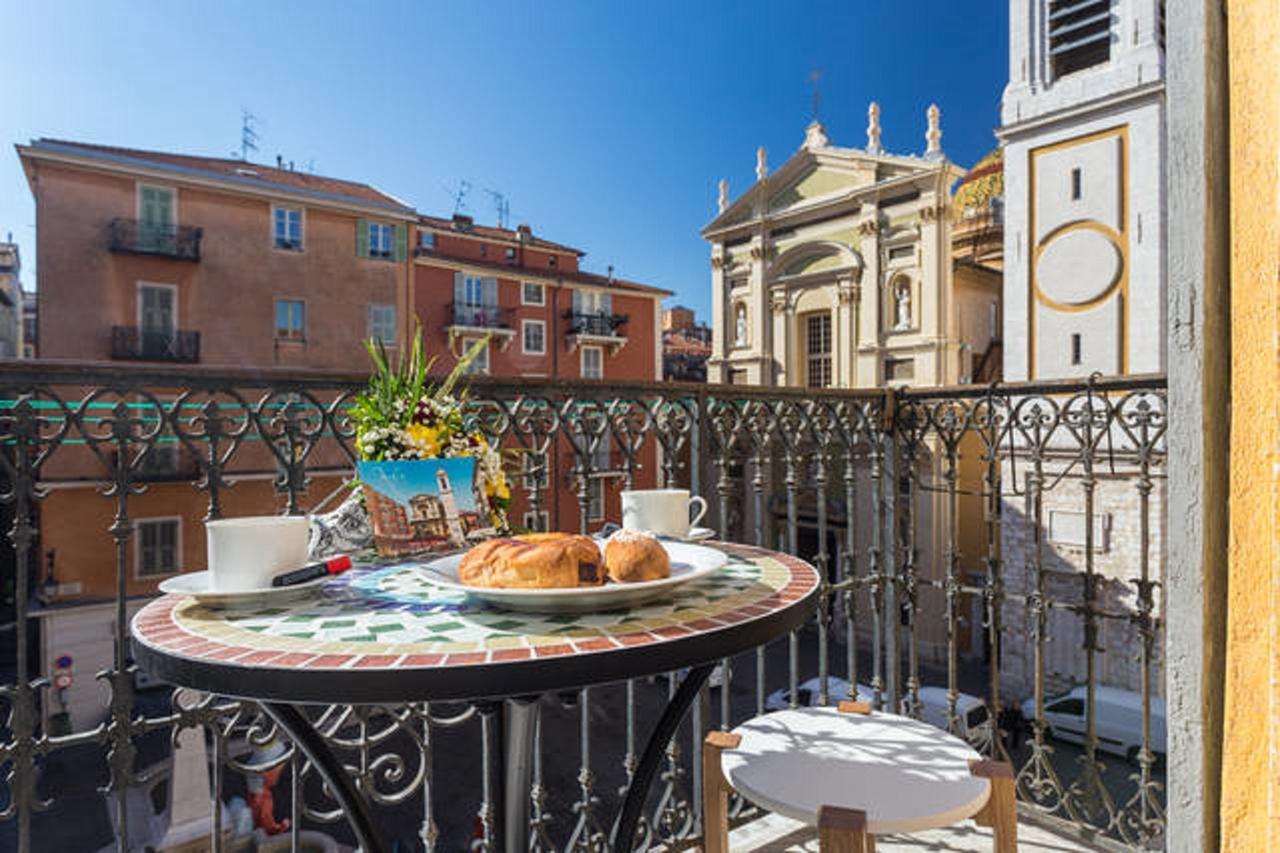 Le Rossetti B. - Modern, Long Balcony, Old Town Nizza Esterno foto