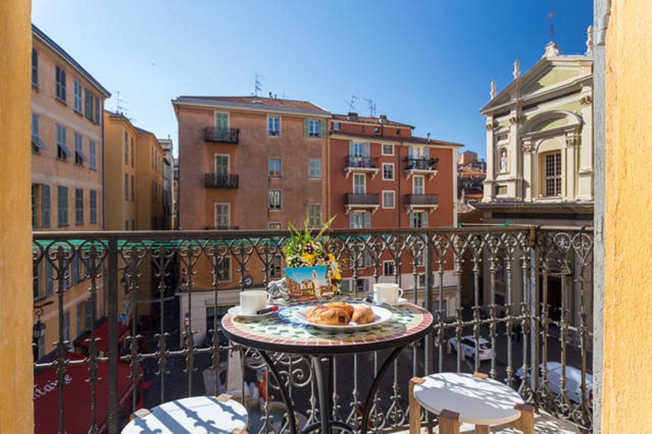 Le Rossetti B. - Modern, Long Balcony, Old Town Nizza Esterno foto